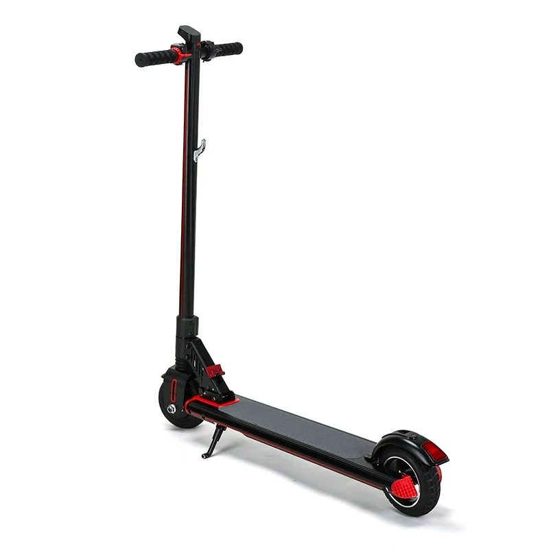 Most Popular Light Q6 6 Inch 250W Foldable Two-Wheel Electronic Outdoor Kids Electric Kick Scooter with Digital Display