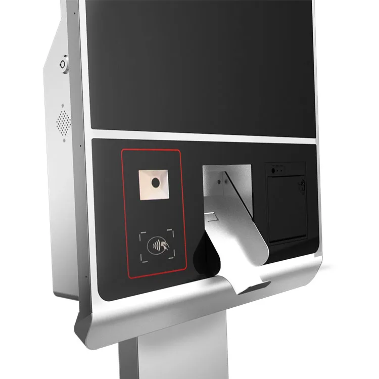 Mini Electron Desktop Wall Mounted Android Bill Acceptor Bank Cash Payment Termin One Screen Kiosk with Card Reader
