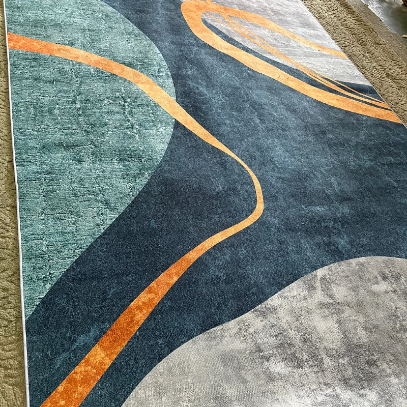 Customized 3D Polypropylene Carpet Beautiful Flower Shaped Corridor Puzzle Printed in China Used for Cars Home Carpet Wall