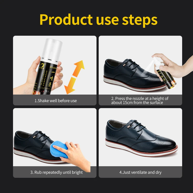 Leather Shoe Shine Polish Factory Price - 120ml Liquid Leather Shoe Shine Polish Factory Price - 120ml Liquid