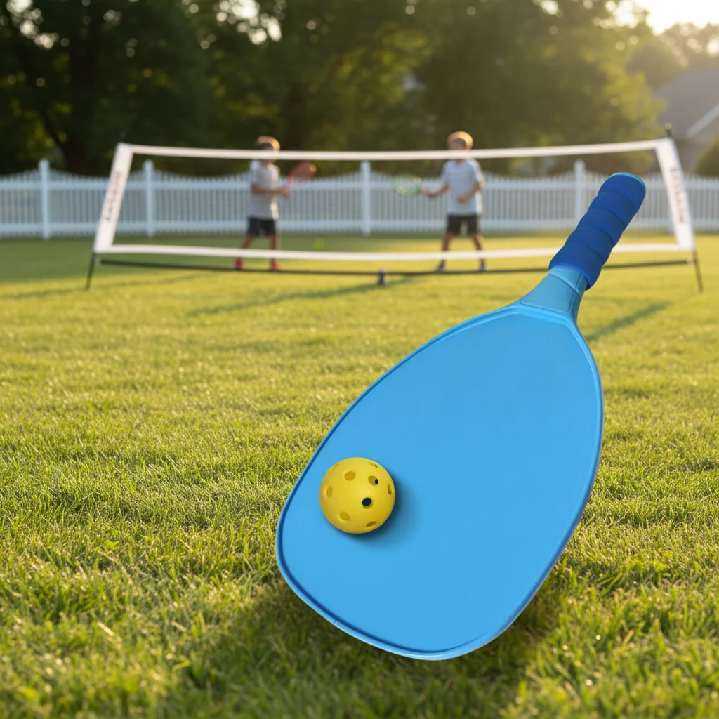 طقم مضرب بيكل بول بلاستيكي عالي الجودة قابل للتخصيص ومحمول مخصص للأطفال والمبتدئين في رياضة البيكل بول