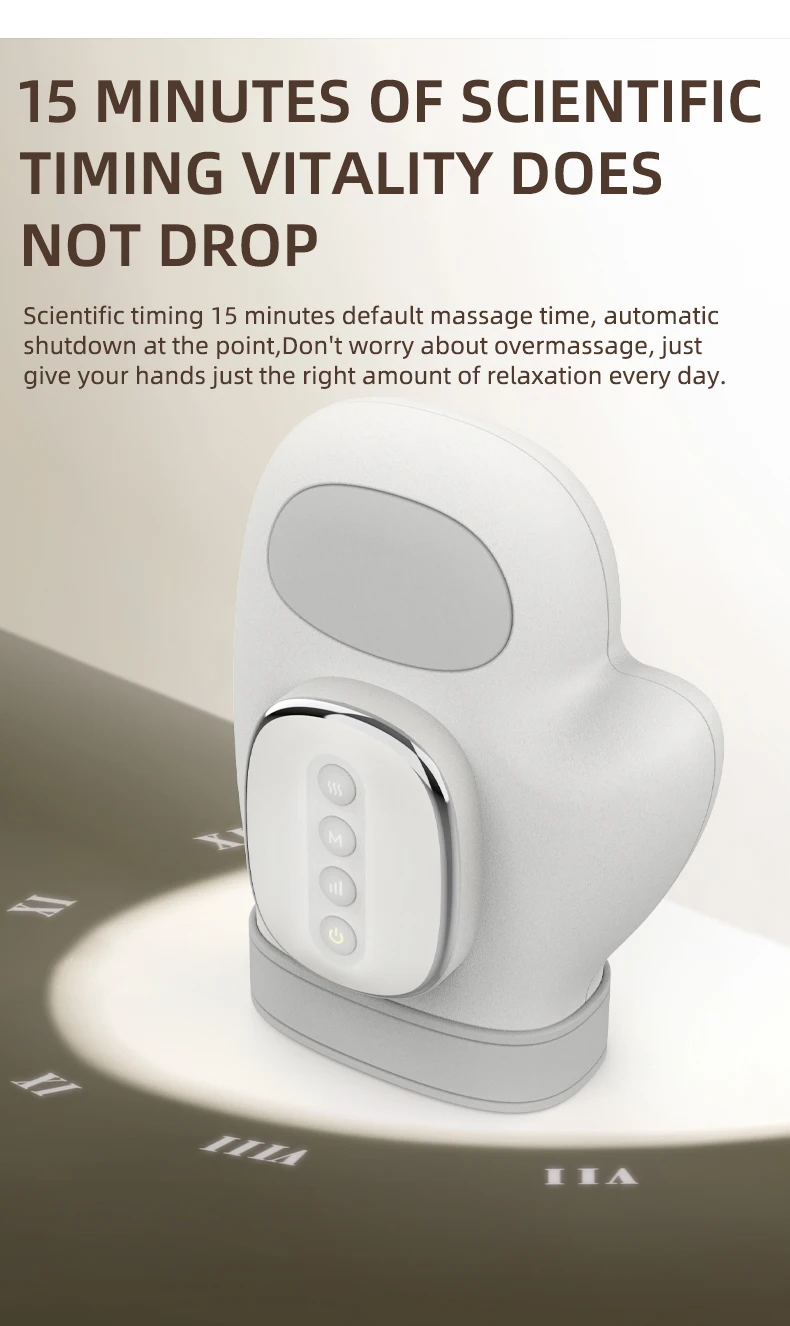 Smart Hand Massager with Airbag Compression Finger Wrist Palm Acupoint Massage G