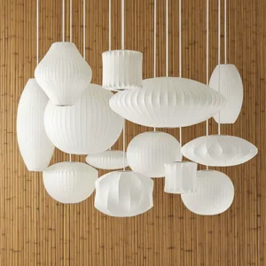 JACKSUN Italian Silk Creative Chandelier for Living Room Dining Room Bedroom Tea Room Pendant Lights