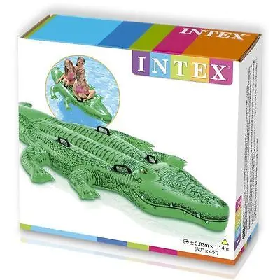 Intex Pool Floats Enjoy Water Fun with Original Gator Ride-on