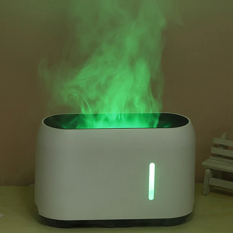 USB Aroma Essential Oil Diffuser Steam Water Ultrasonic Cool Mist Mini Humidifier Flame 7 Color LED Night Light Aroma Diffuser