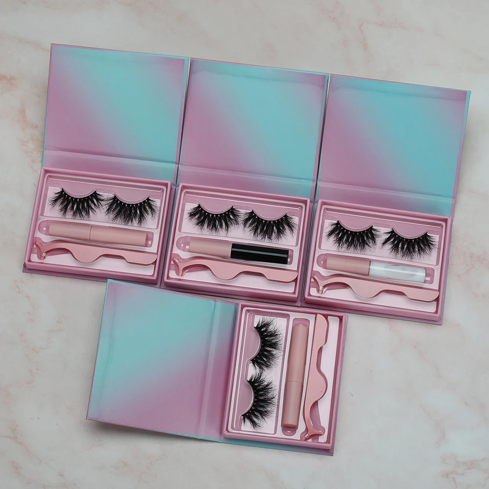 Lashes Cases for Customize Your Own Eyelash Box Eyelash case with Customized Empty Lash Book Empty Lash Boxes