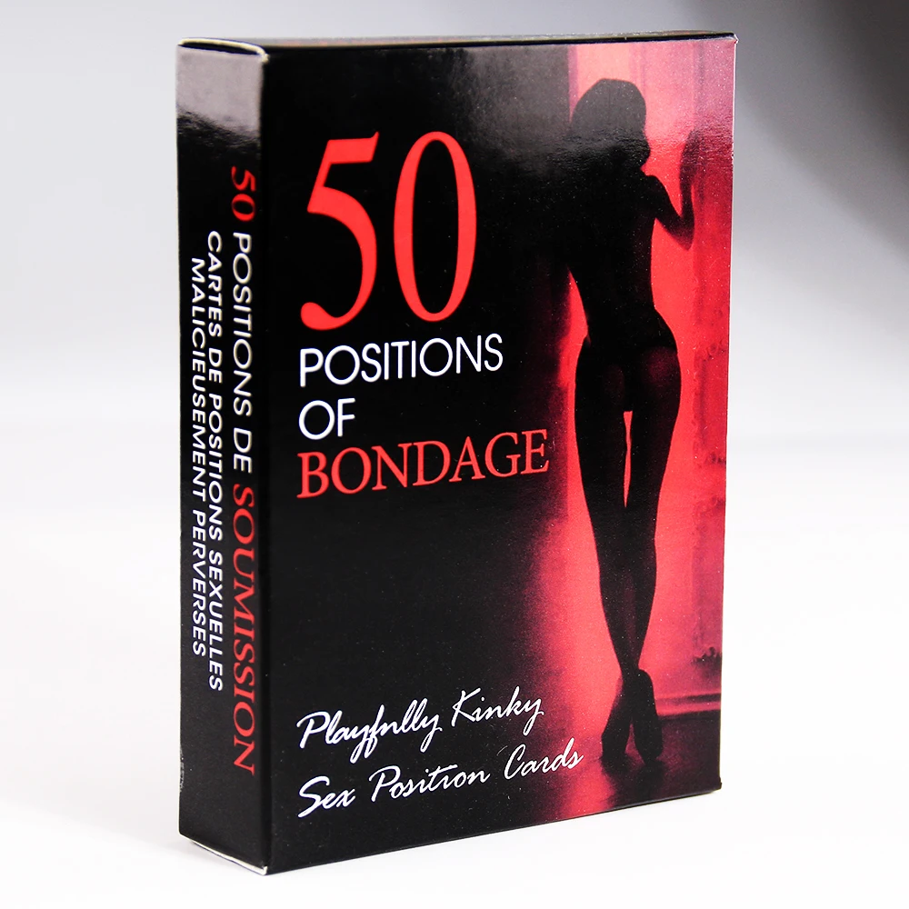 Free Custom Box - a Year of Sex! Sexual Positions Adult Cards Game Foreplay Fun Bedroom Commands 50 Positions of Bedroom Battle