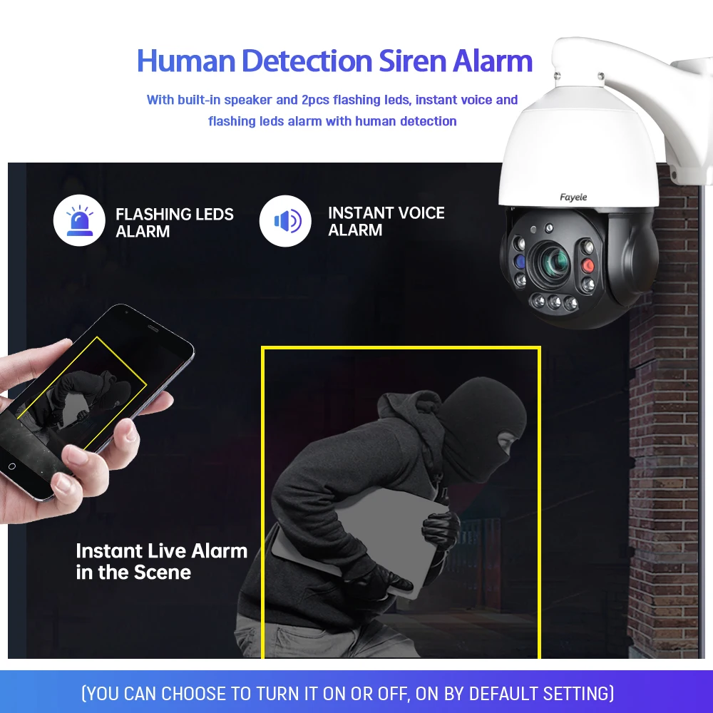 Wireless 4G PTZ Camera Auto Tracking 5MP 30X Zoom 20X 2 Way Audio Sony335 Home Protection WIFI Video Surveillance IP Camera