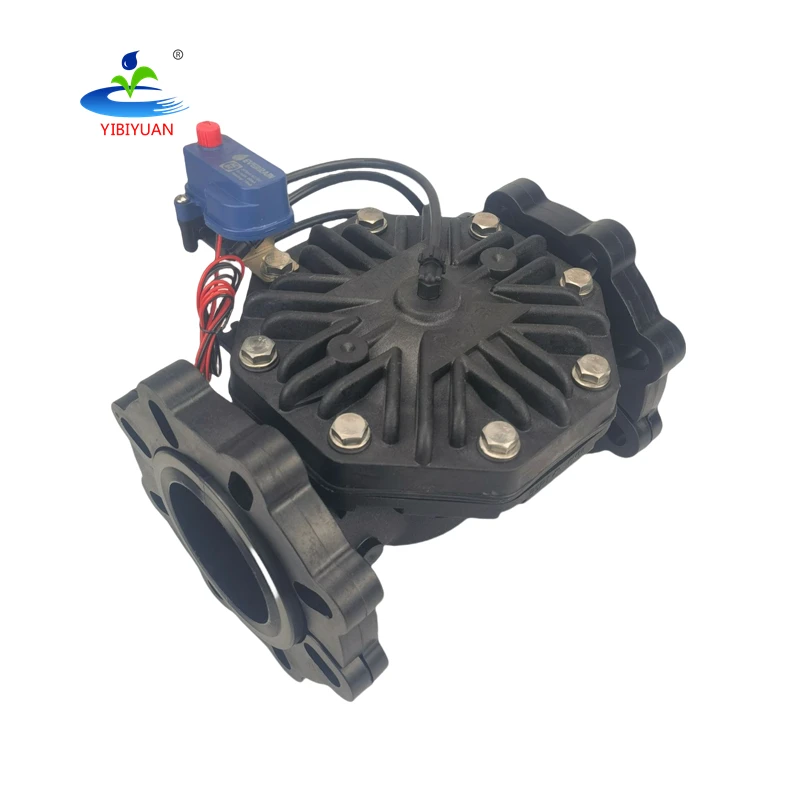12v 24v Electric Solenoid Control Water Irrigation System 1.5 2 3 Inch Greenhouse Farm Garden Drip Irrigation Plastic Solenoid