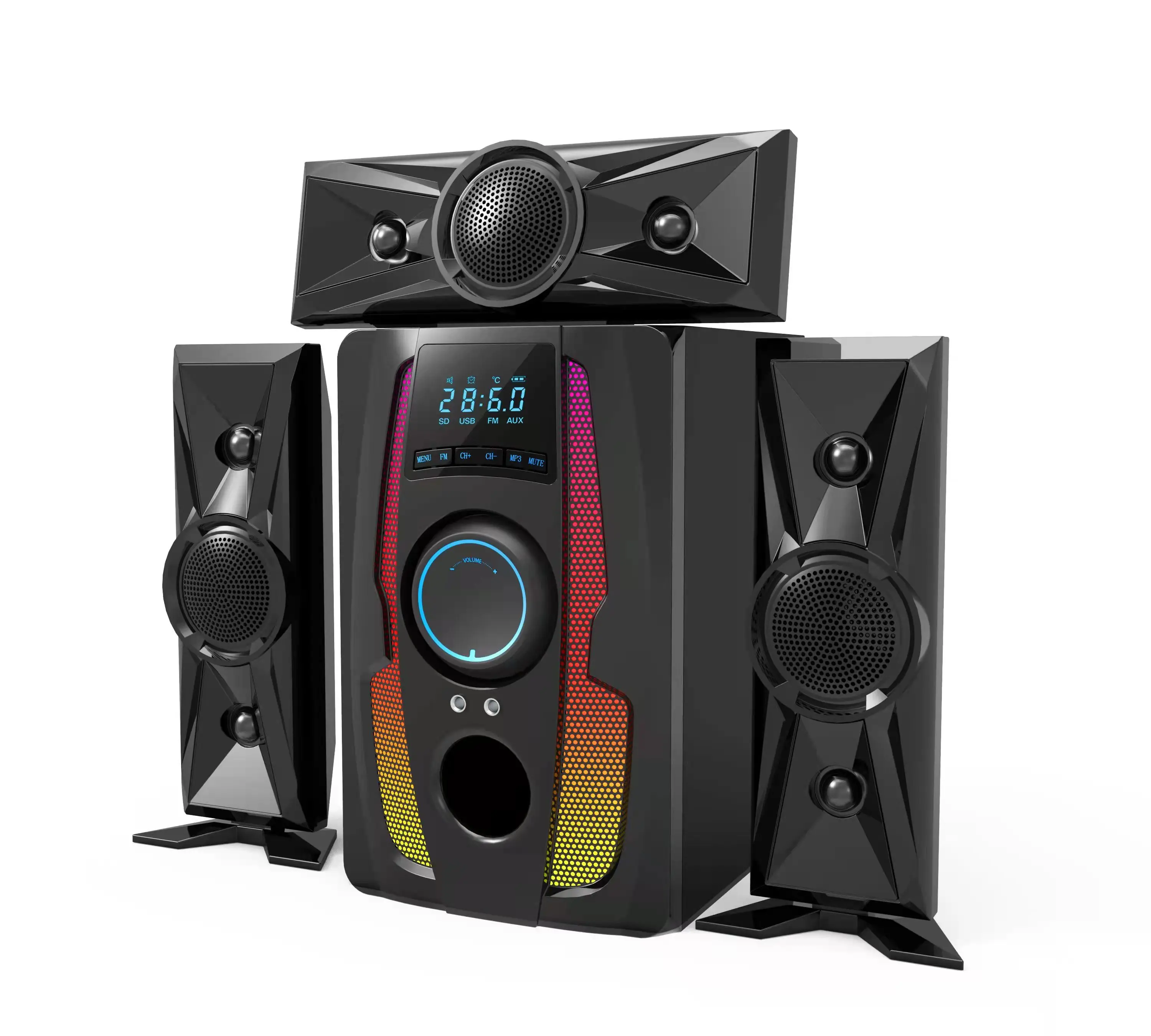 TS-M9 Top Quality Home Theater System Speaker Wireless 5.0 Subwoofer Multimedia Speaker with AUX Mode