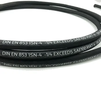 Customized SAE100R1 R2 4SH Flexible 1/2inch high pressure oil hose