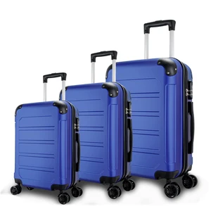Customized Luggage Set ABS Material Cheap Price Durable Travelling Luggage Bags with ABS Hard Shell