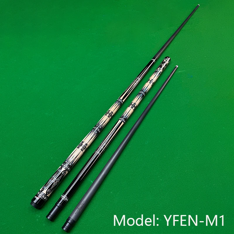 YFEN M1 M2 58'' Pool Cue Stick - Durable Carbon Fiber Shaft