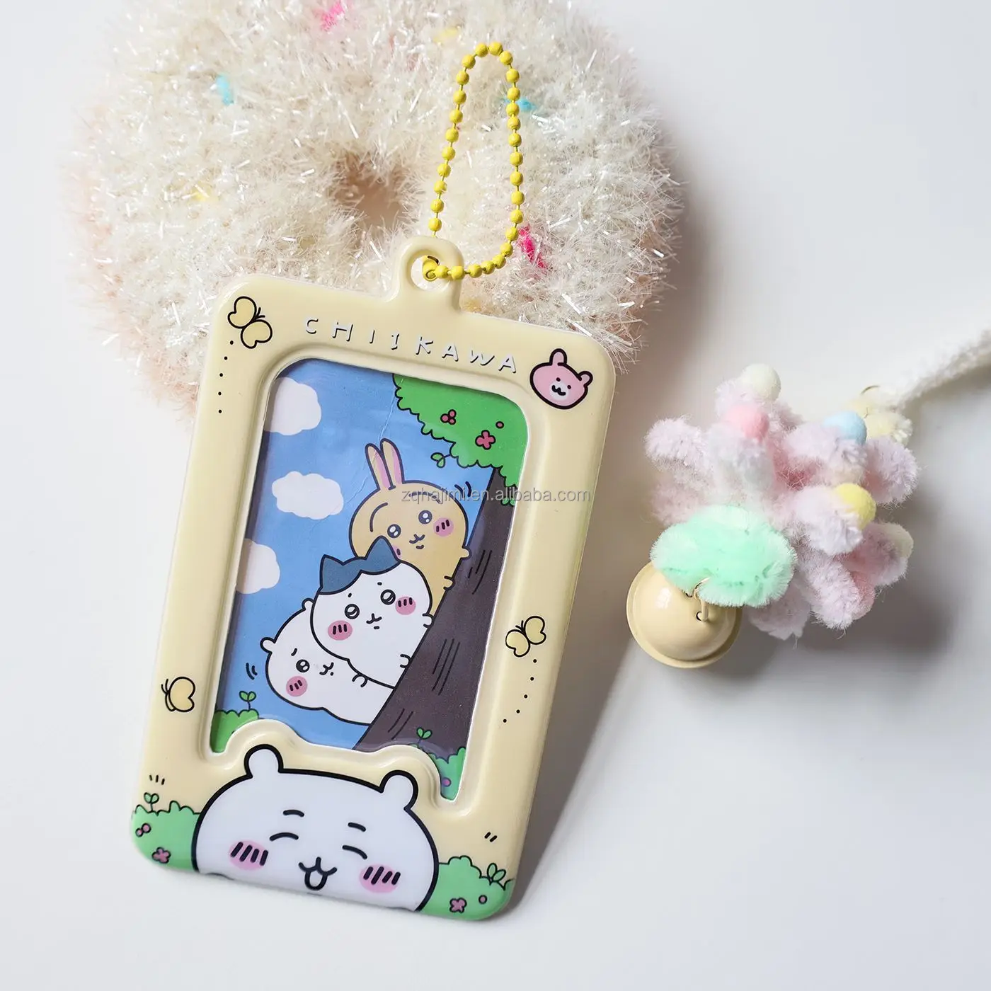 Wholesale Stock Kawaii Chiikawa Pvc Photo Card Holder With Keychain3 ...