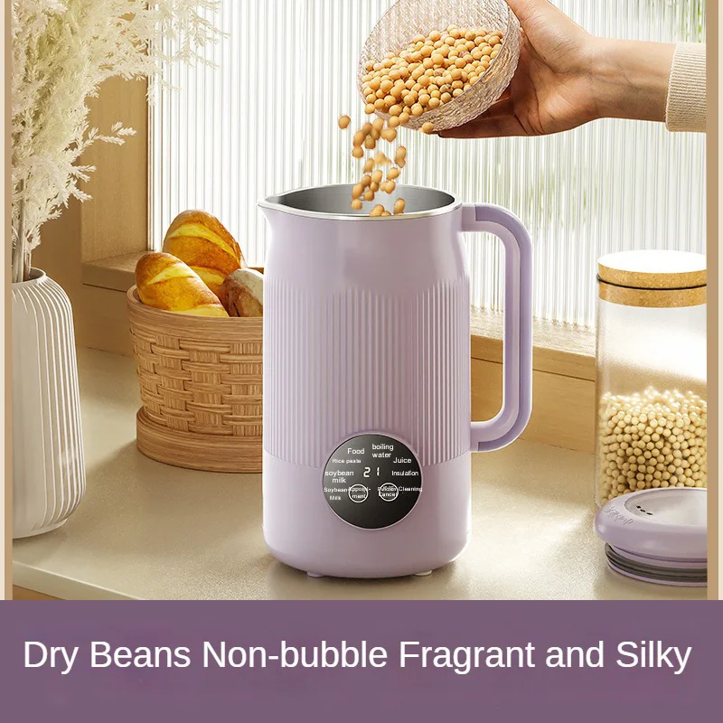Automatic Heating Cooking Blender Nut Soya Household Mini Fruit Juice Soybean Milk Making Machine Maker