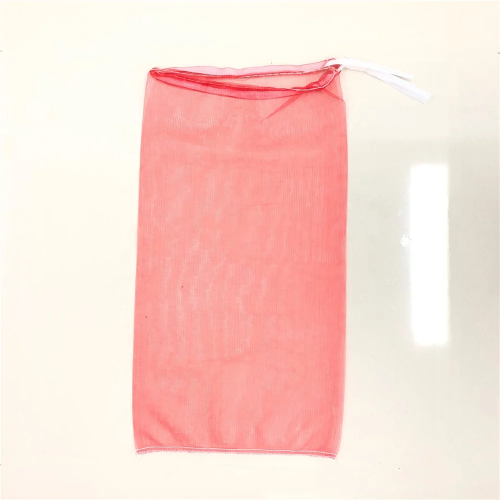 인기 있는 Pe Mono Red Mesh Bag 8*10 인치 과일 보호 가방 새로부터