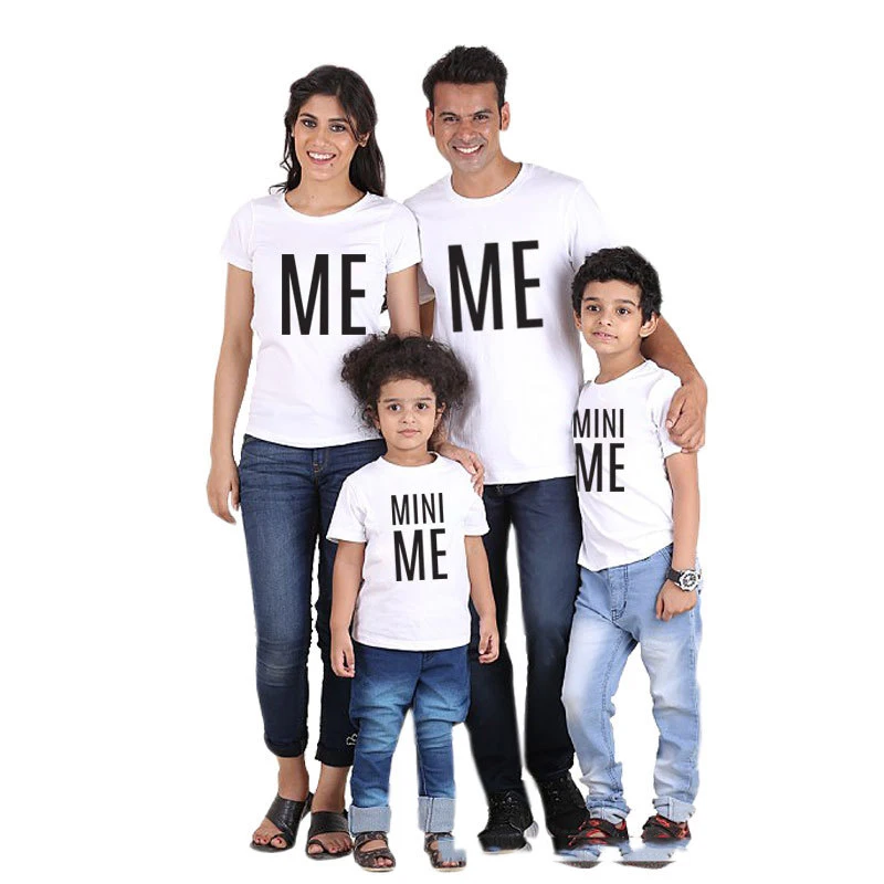 
 Семейные футболки для родителей и детей; Женская мужская футболка с принтом на заказ  