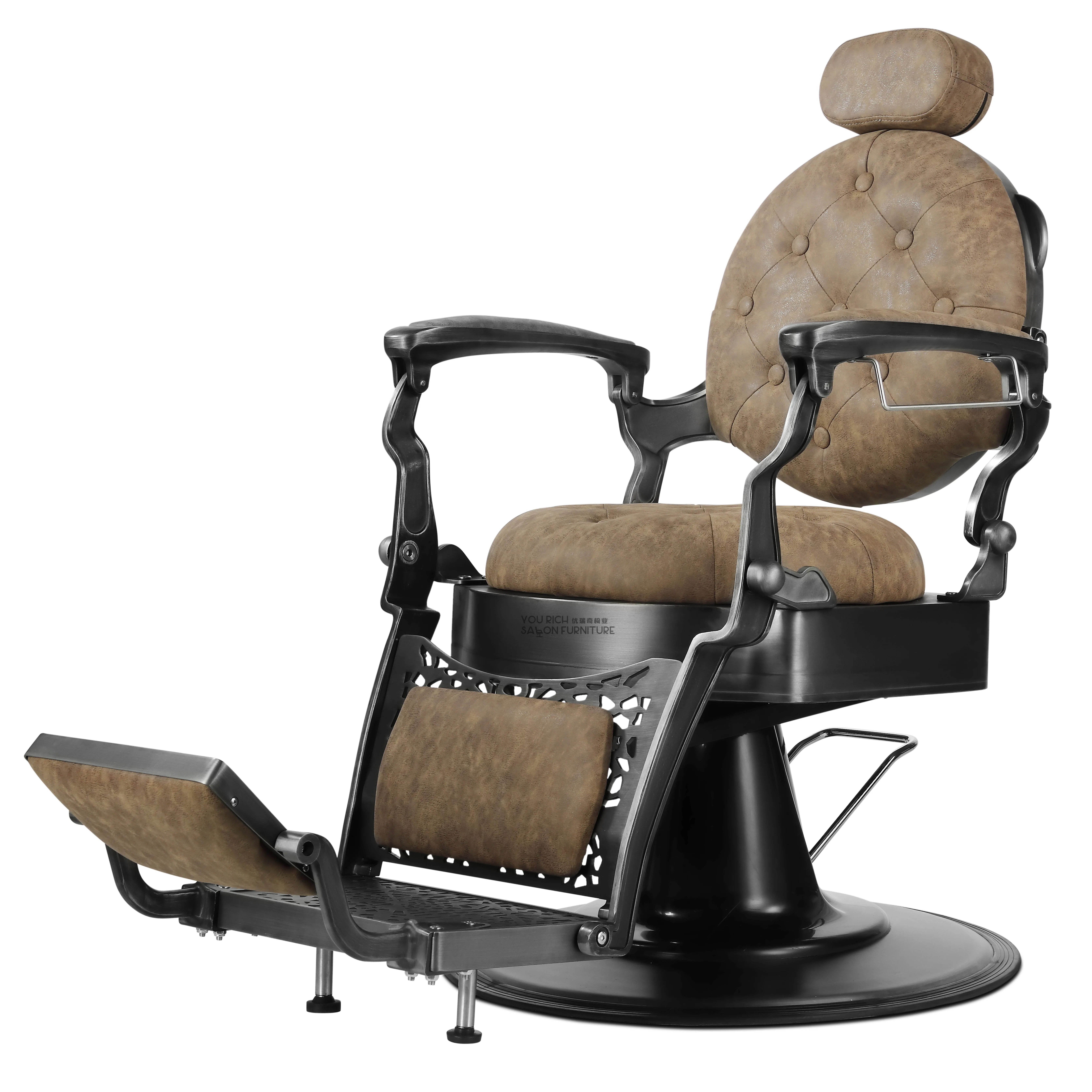 Красота парикмахерское кресло винтажное ПВХ кожаная салонная мебель парикмахерское кресло оптовая цена