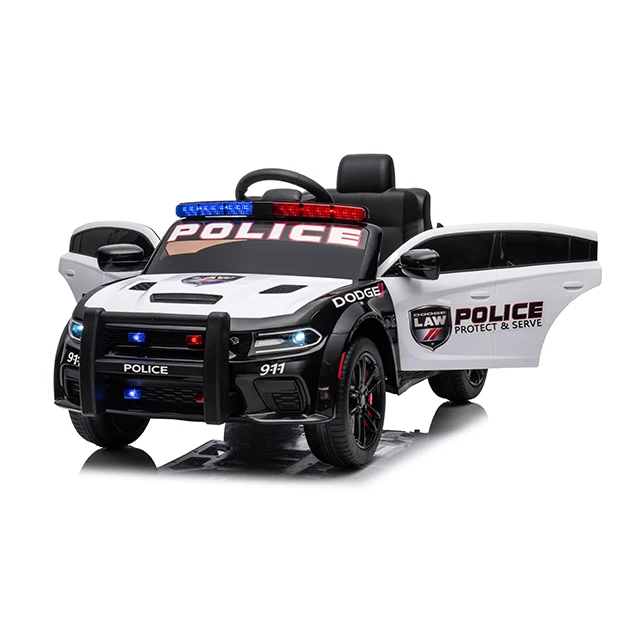 Licensed Dodge City Kids Police Car - 12v Electric Ride