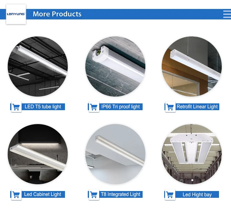 CCT Adjustable Linkable Direct & Indirect LED Linear Light Fixture for ...