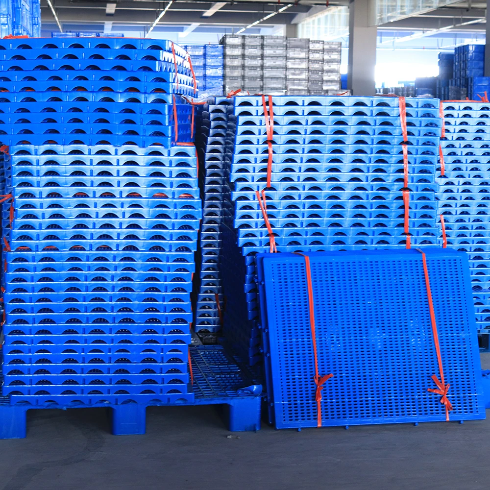 Mini Corrugated Floor Grille HDPE Plastic Pallets For Warehouse 1000 * 600  * 50 Mm