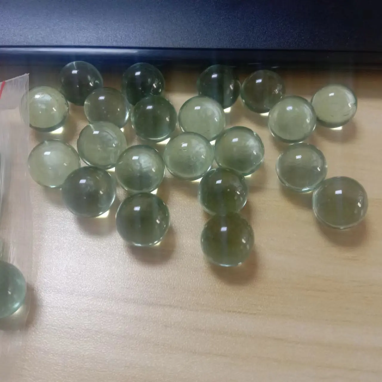 Оптовая Продажа Твердый стеклянный шар 10 мм 12 14 16 прозрачный мраморный