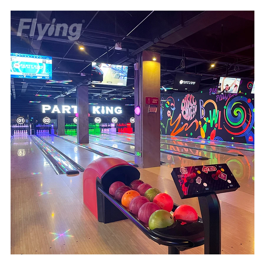 Custom Price Professional Storm Game Color Park Cleaning Lanes Pins Mobile Oil Bowling Equipment