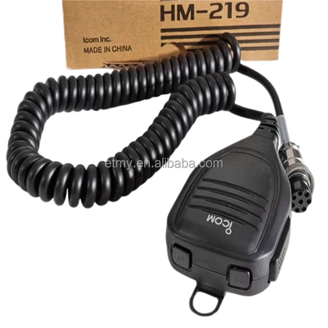 アイコム HM-219 ハンドマイク 8ピン丸型 IC-78 IC-718 IC-7300 IC