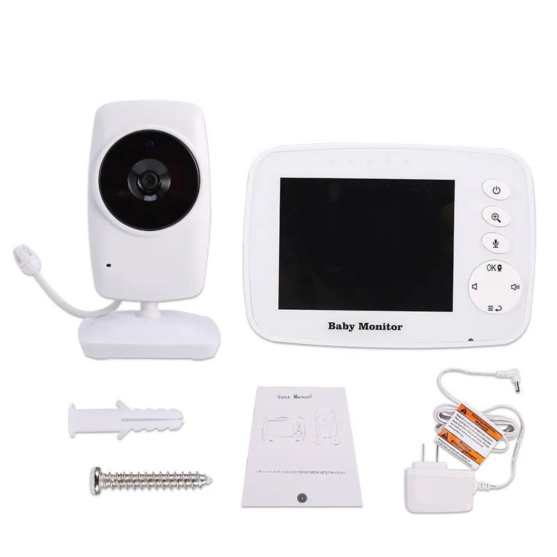 OEM SM32 Wireless Baby Monitor with Camera IR Night Vision Babyphone Temperature Crying Monitoring Video Recording Nanny Cam