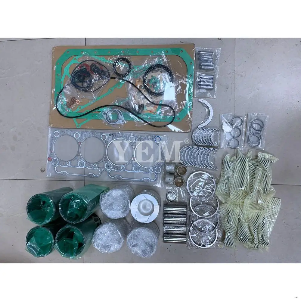 W04C Rebuild Kit With Piston Ring Bearing Valves Gaskets Piston for Hino