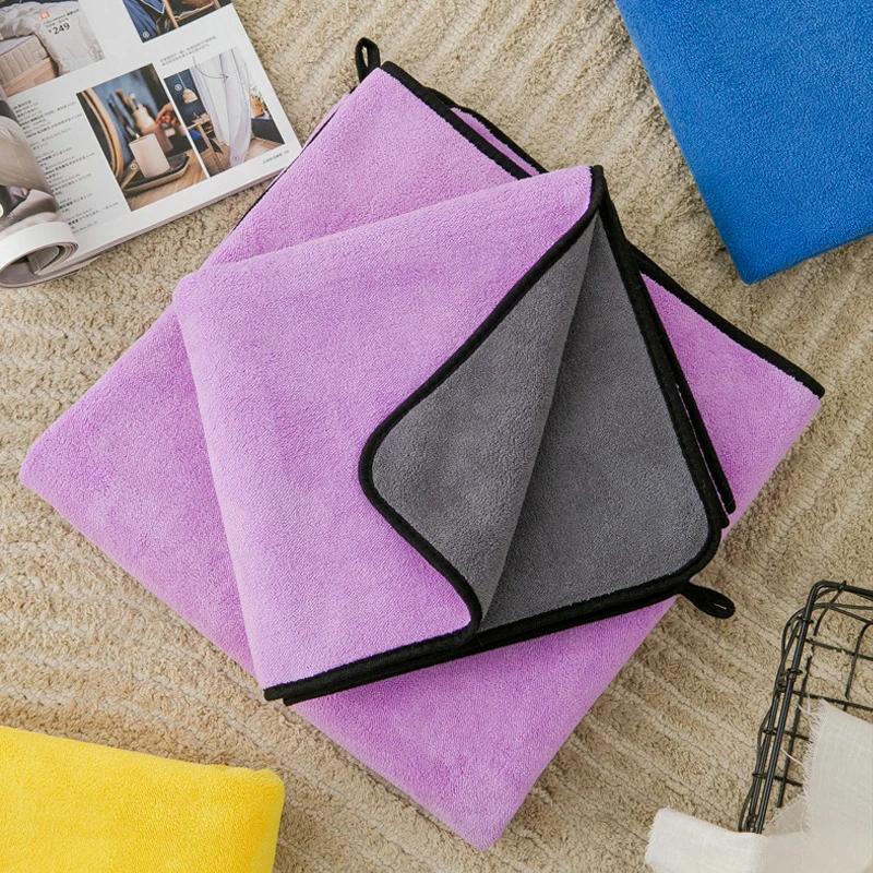 custom sized design dog bath absorb water towel quick dry soft and comfortable microfiber pet towel
