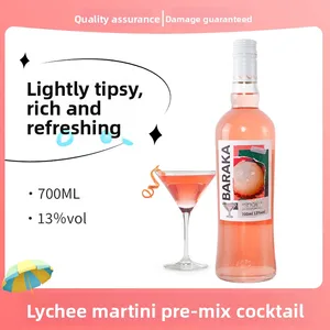 700mL 13% Lychee Flavored Liqueur | Customizable Private Label for Global Bulk Distribution