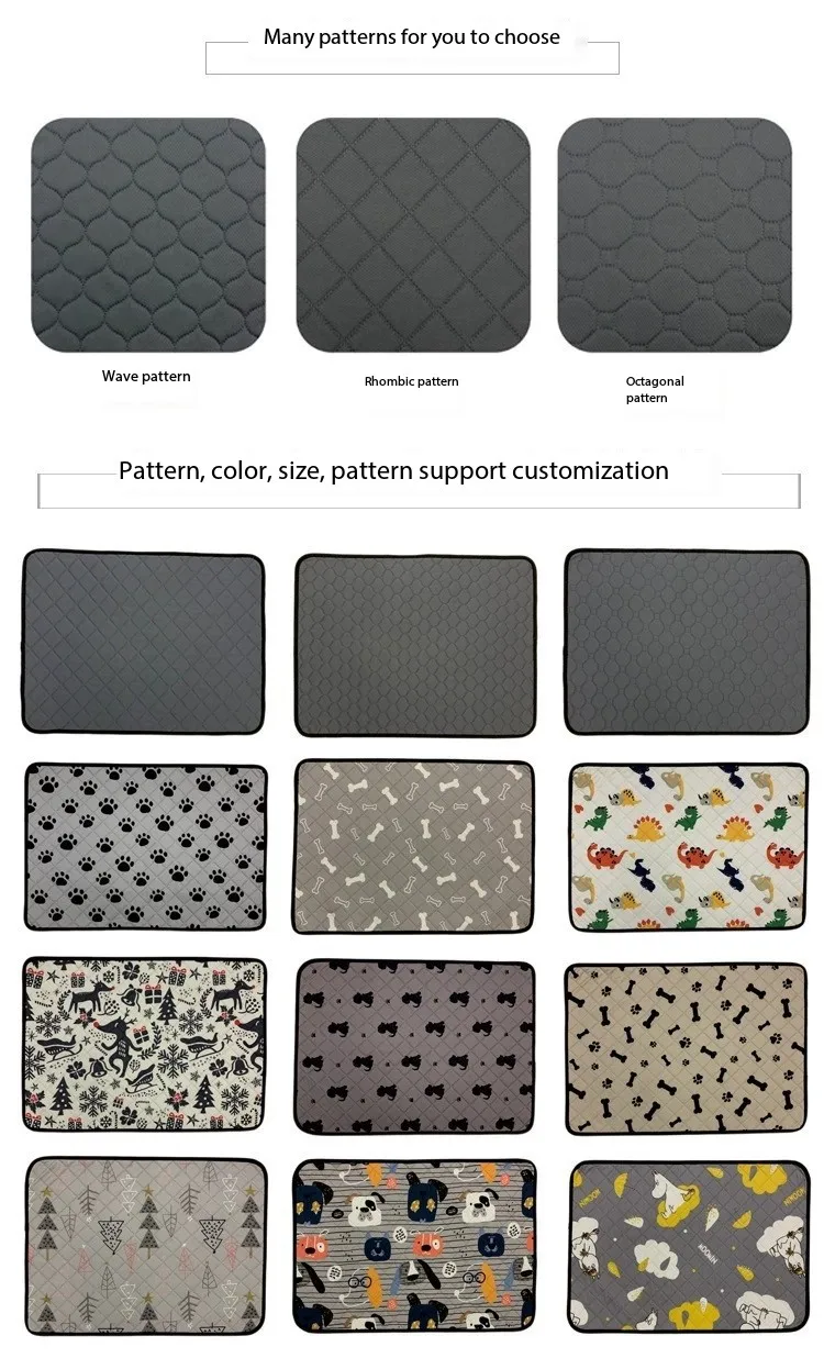 IVY water-absorbent leak-proof reusable washable pee pads for dogs manufacture