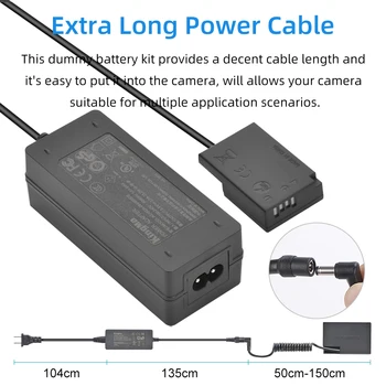 Kingma LP-E17 LP E17 Dummy Battery Kit with AC Power Supply Adapter product image