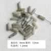 Labradorite Round Tube Beads 5pcs