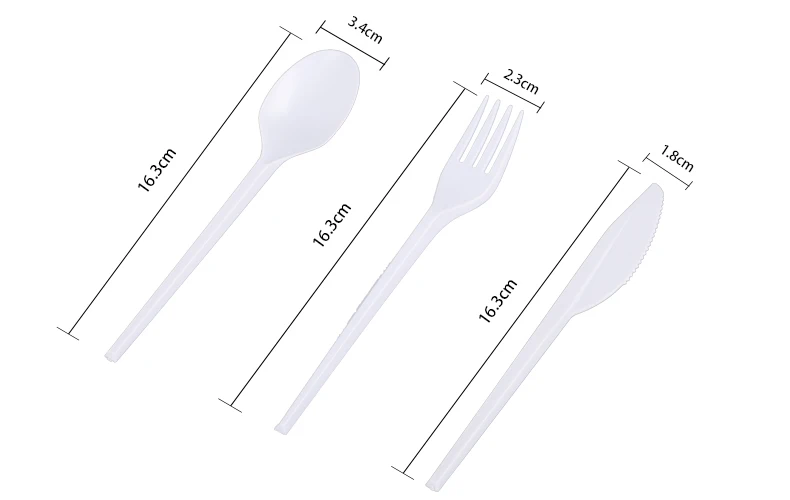 Disposable Cutlery Napkin Salt Pepper Airlines Cutlery Plastic Forks