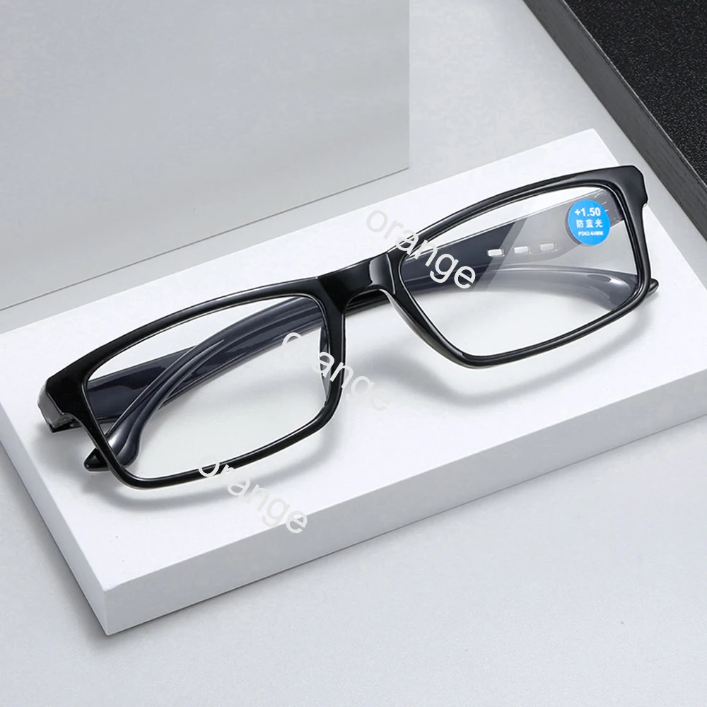 Stylish Orange Retro Reading Glasses