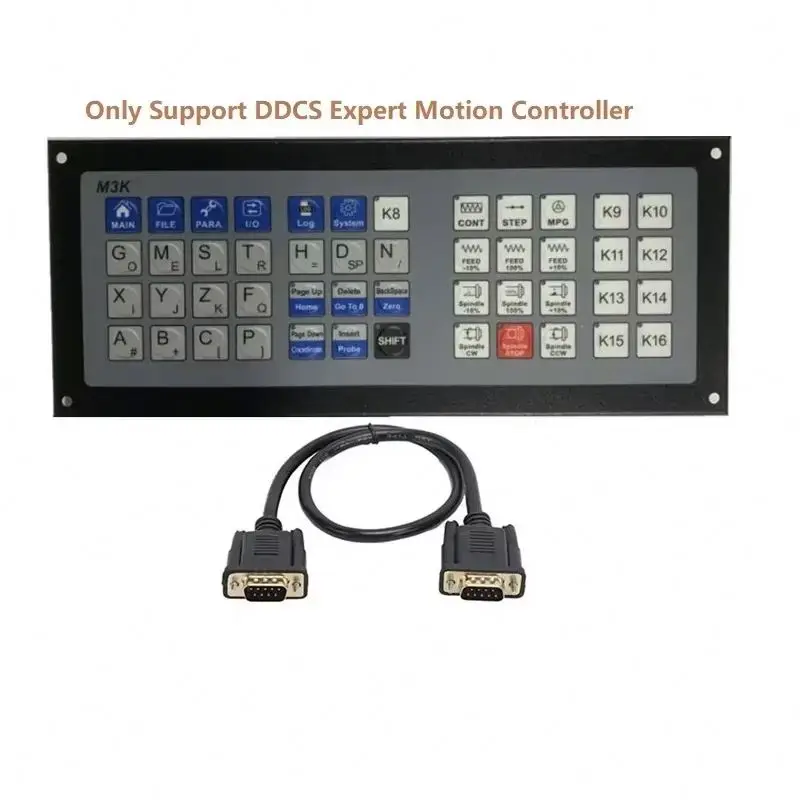 TEBAK CNC controller system panel DDCS expert M3K extended MIDI keyboard 3-axis 4-axis 5-axis CNC machining parts cyclmotion