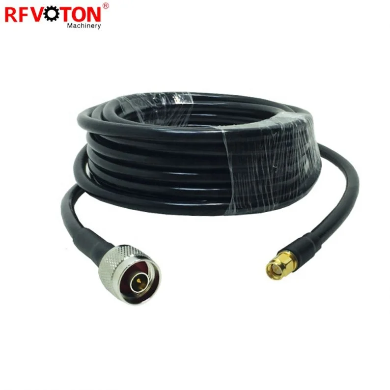 Factory Directly N  Male to Sma Male Plug for Rg223 Jumper Cable Assembly in Stock Pigtail Rohs 20cm