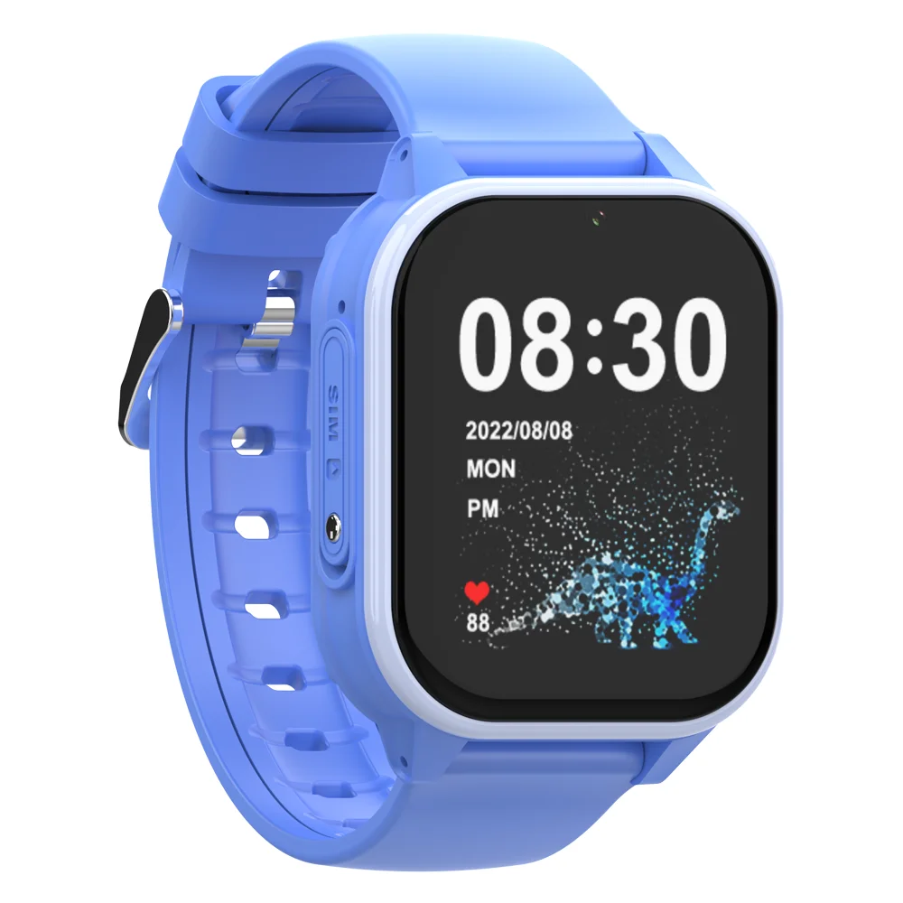 Smartwatch GPS Bambini Con Chiamate SOS E IP68 – Orologio Con Chat Vocale, Modalità Classe, Foto E Giochi Per Ragazzi E Ragazze