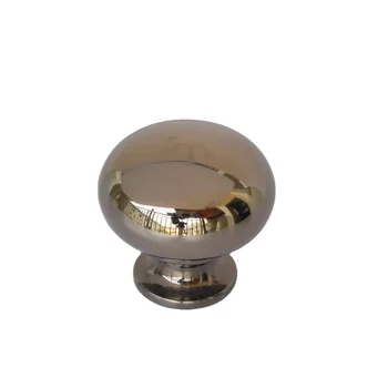 Solid brass furniture cabinet drawer door hardware mushroom knob