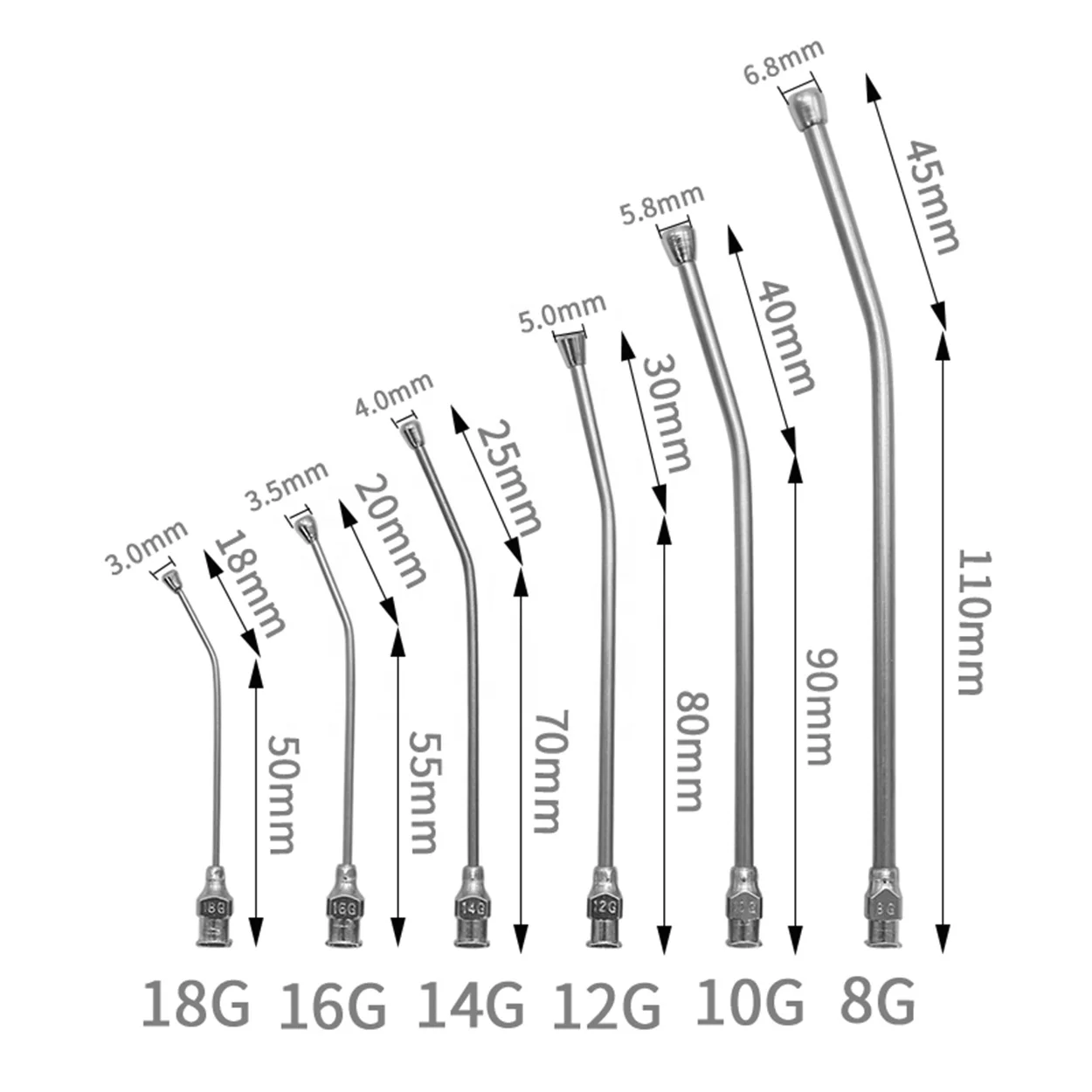 New Design 20ml Bird Baby Feeding Syringe With Curved Stainless Steel Tube Manual Feeding Gavage Feeding Tool
