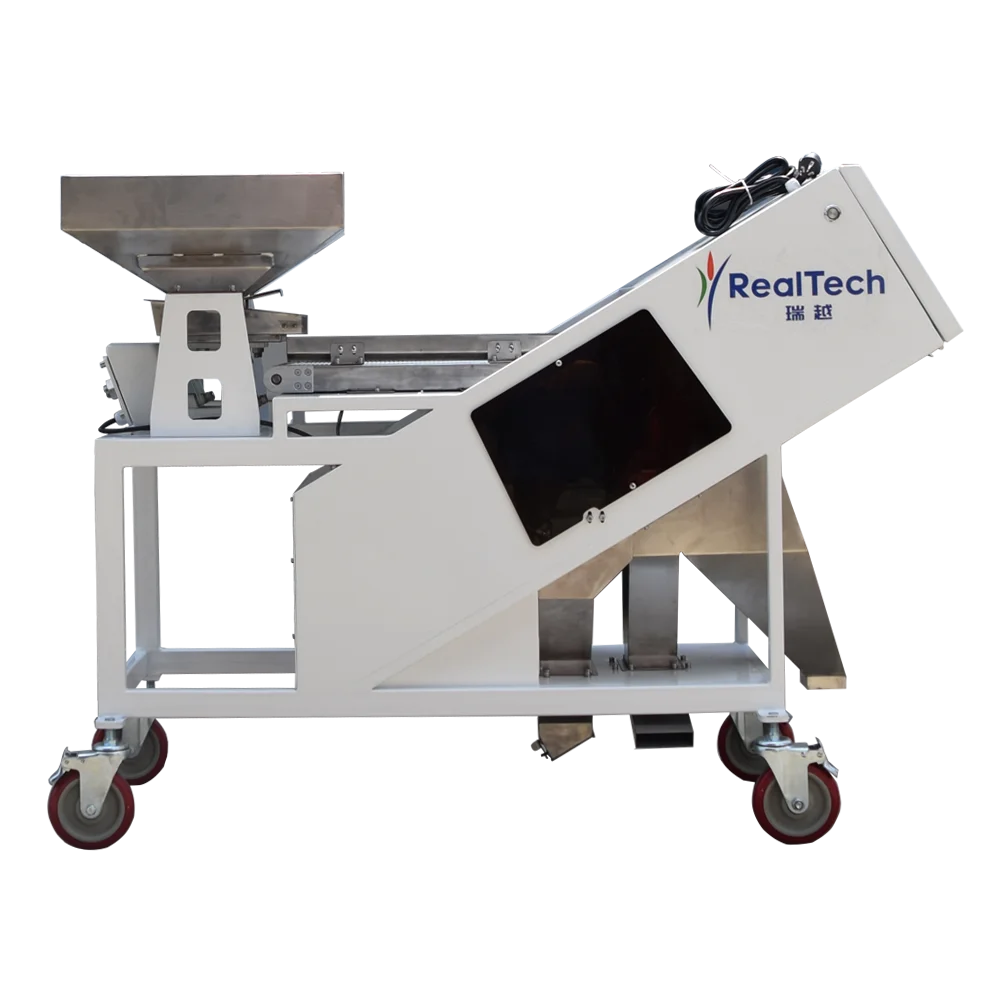 Mini Slow Speed Belt Type Diamond Color Sorter Machine Pearl Agate Gemstone Colour Sorter Machine