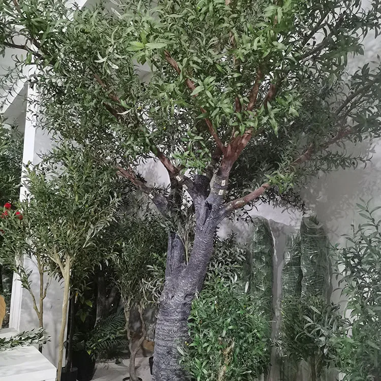 Large Artificial Tree Fiberglass Trunk Faux Large Indoor Outside Plant