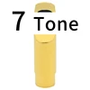 7 tonos dorados.