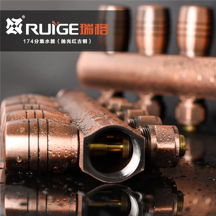 brass water manifold block