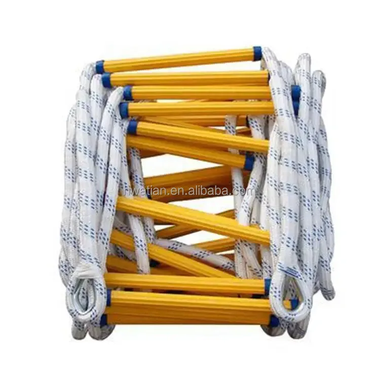 Soft Ladder Fire Escape Epoxy Resin Climbing Non-slip Wear-resistant Aerial Work Engineering Insulated Polyester Rope Ladder