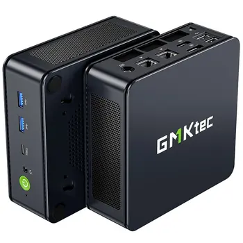 GMKtec M5 Plus Mini PC: AMD Ryzen 7 5825U, 8-Core, 16/32GB DDR4
