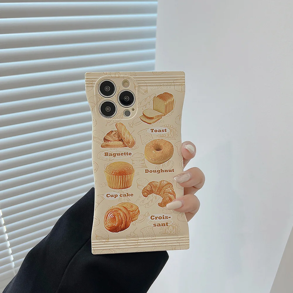 Snack bag bread iphone14pro Apple mobile phone shell 14plus autumn and winter 12 grab bag suitable for 13 14