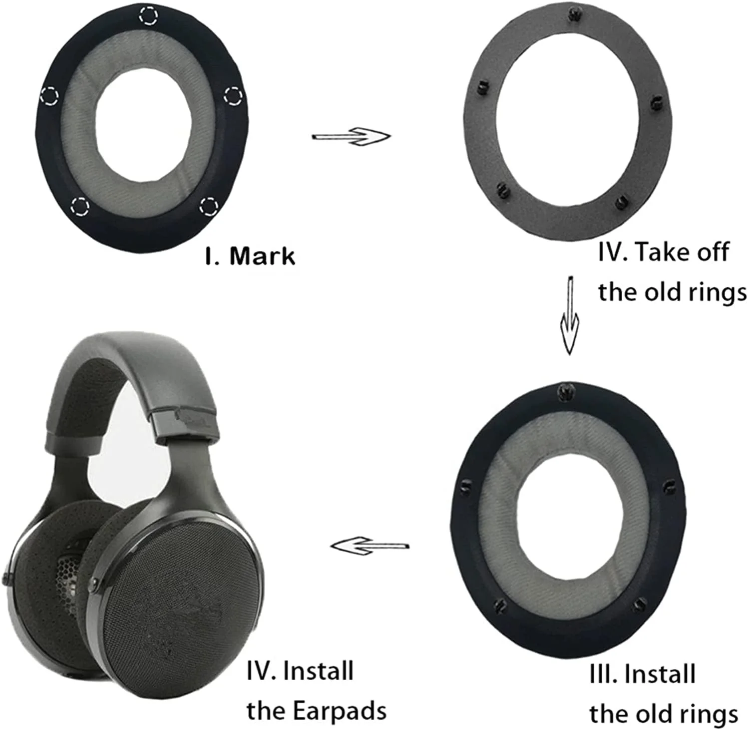 Soft Replacement Ear Cushions for Taotronics TT-BH060